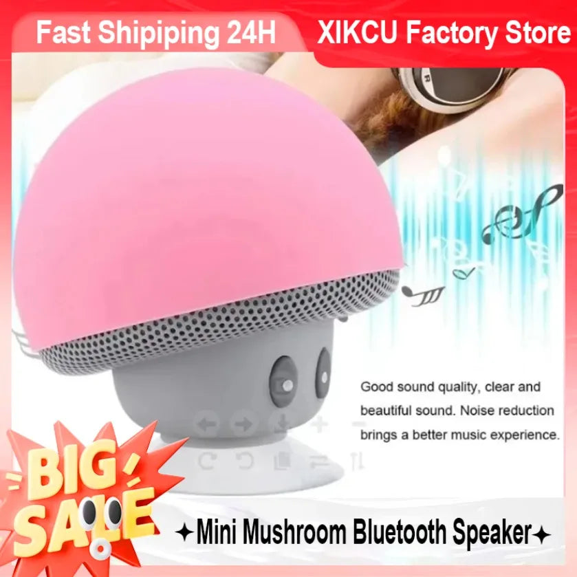 Cute Mushroom Bluetooth Speaker
